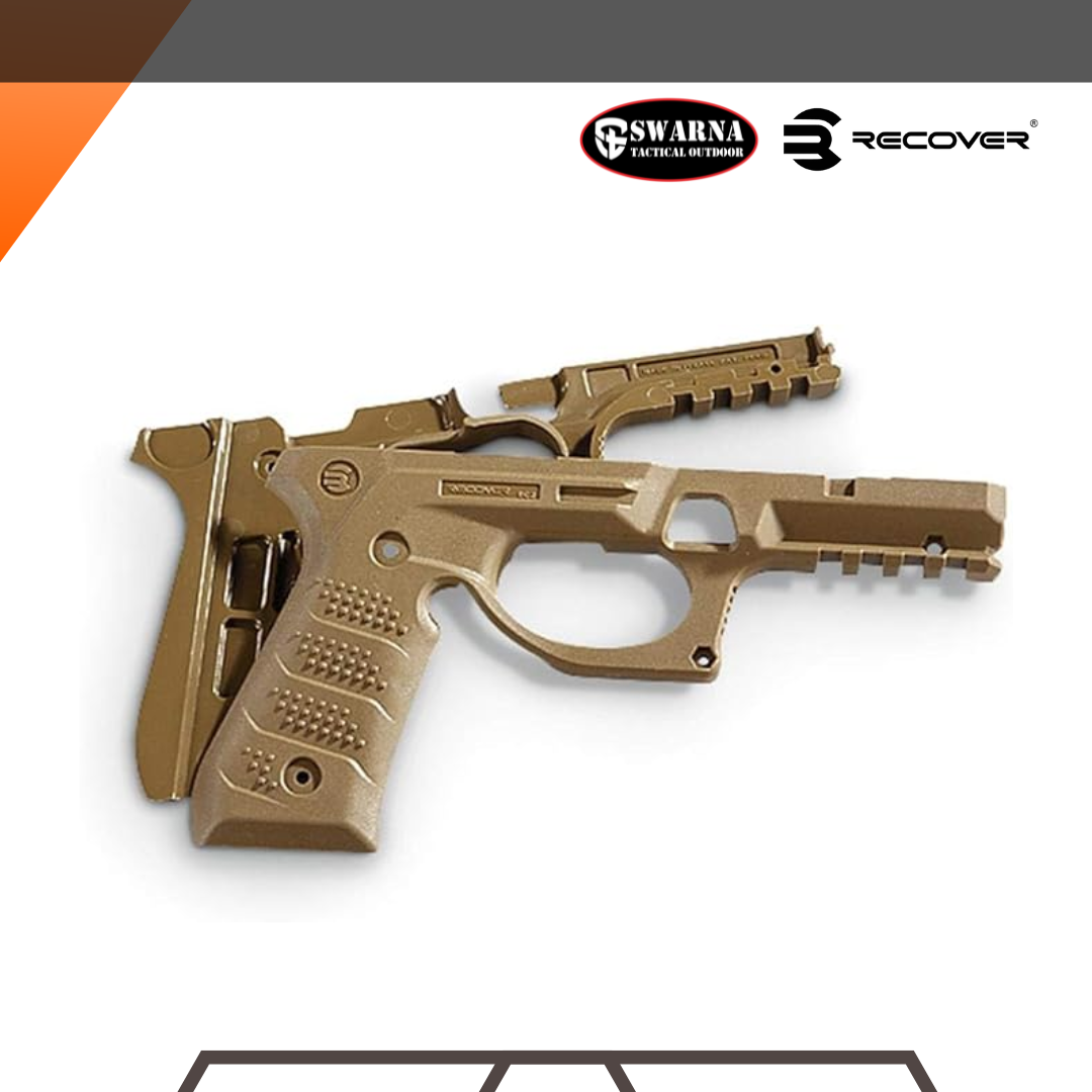 BERETTA 92/M9 GRIP AND RAIL SYSTEM TAN