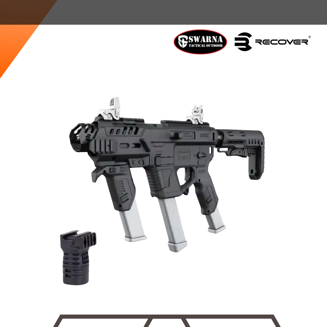 PIXP BASIC - STOCK+TUBE - BLACK DLG SHORT